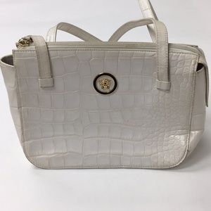 Vintage Used GIANNI VERSACE crocodile handbag
